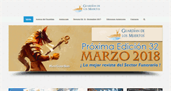 Desktop Screenshot of guardiandelosmuertos.com